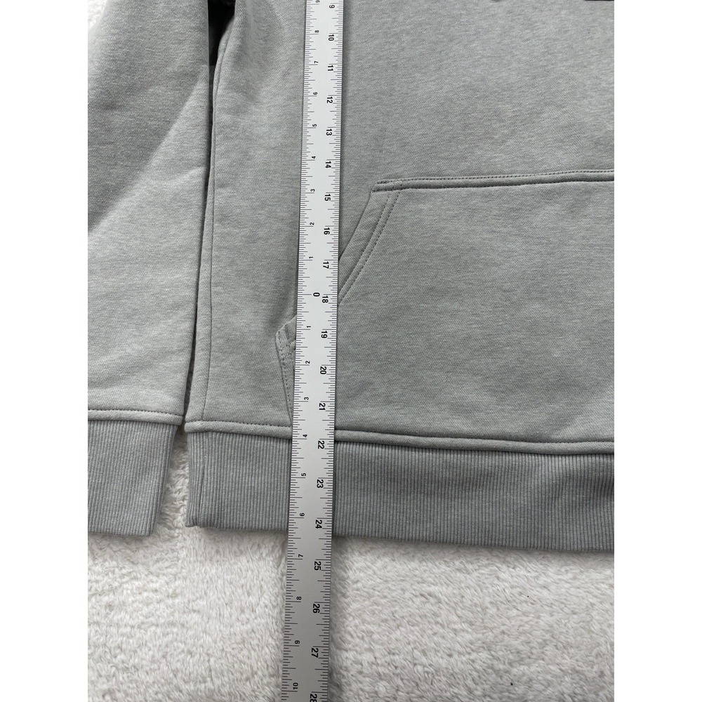 Carhartt Women's Relaxed Fit Mid Weight Logo Sleeve Hoodie Size XS (0-2) Gray - Picture 5 of 9